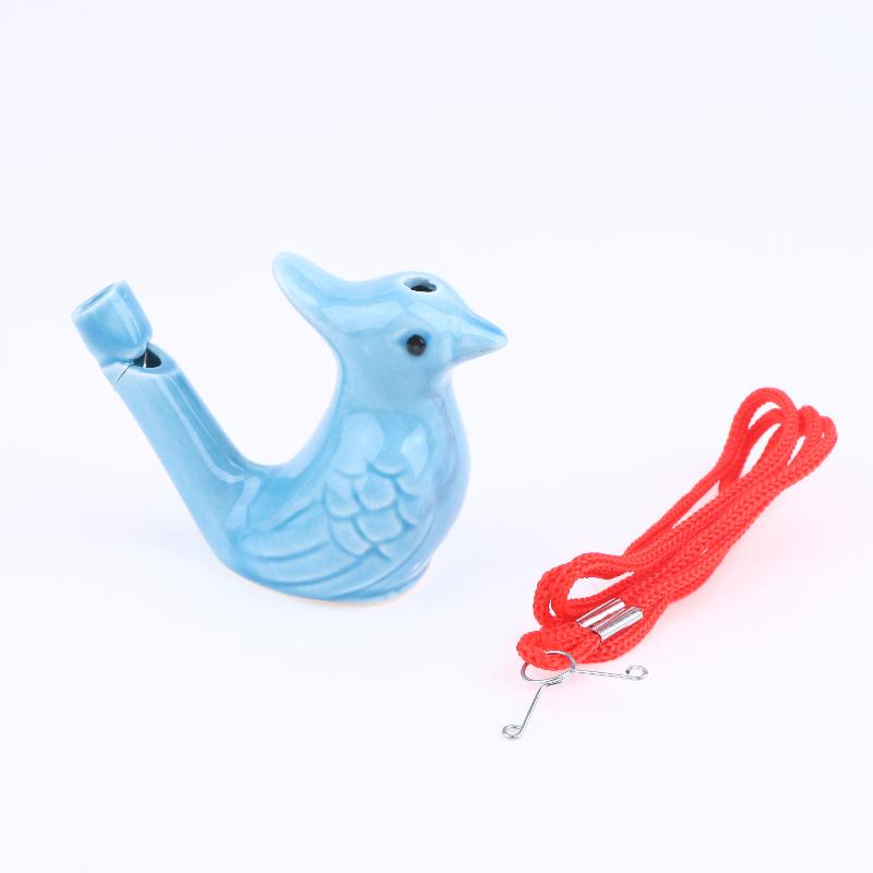 1/5Pcs Bird Whistle Water Musical Ceramic Set Colorful Animal Shape Early Learning Bath Noise Maker Party Favor