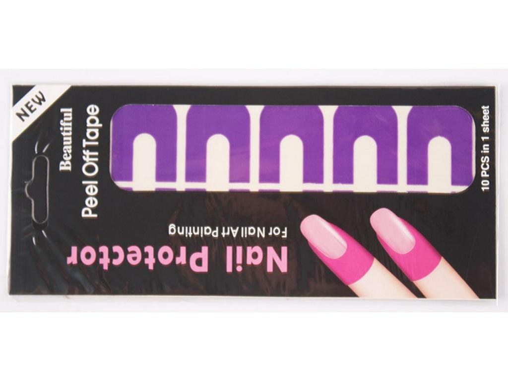U-Shaped Anti-Spill Nail Art Stickers