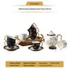 Yongfengyuan Pomegranate Garden Ceramic Coffee/Tea Set