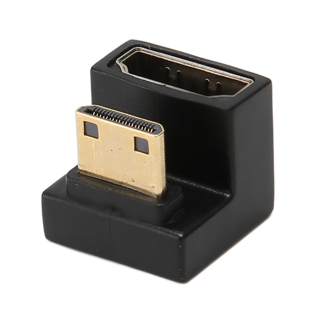 Mini HD to HD Adapter U Shaped Male to Female 8K 60Hz 4K 120Hz 48Gbps Mini HD to HD Converter for PC TV Projector