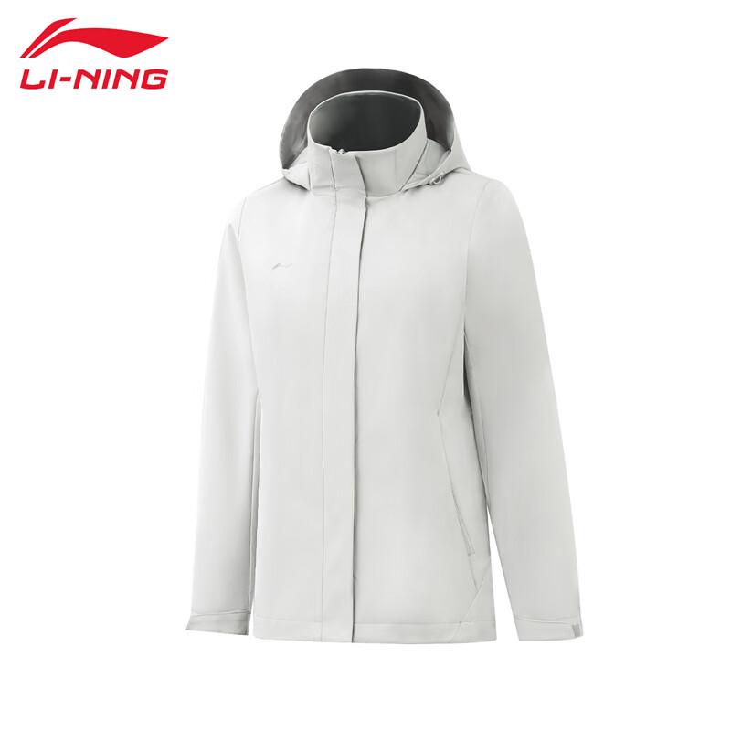 LI-NING Women s Water-Repellent Hooded Sport Windbreaker AFDV922 S
