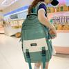 High-value Schoolbag Female Large-capacity Primary School Backpack Junior High School High School Student Simple College Student New Backpack