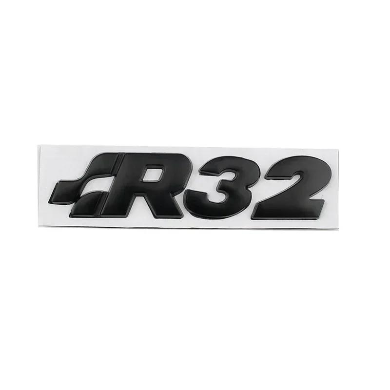 AABLE1 3D Metal R32 R35 R36 Rear Trunk Boot Emblem Badge Sticker For VW SR32 SR35 SR36 Volkswagen Golf MK4 Passat Tiguan