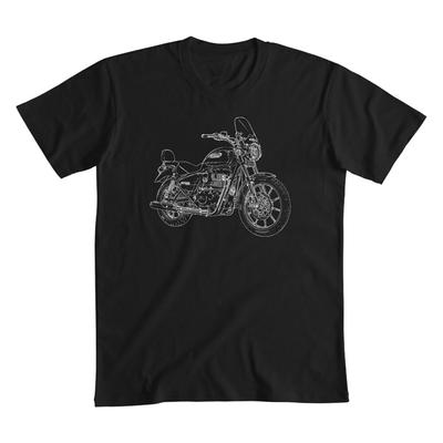 Unisex tričko Royal Enfield Meteor 350 Supernova Classic Logo