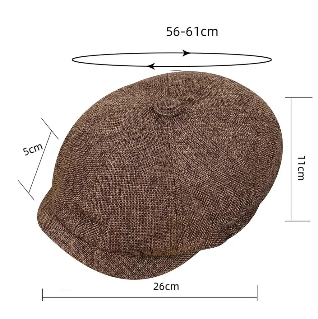 Klasyczny Kapelusz Dla Mężczyzn Czapki Vintage Retro Tweed Peaky Blinders Beret Płaska Czapka z Daszkiem Czapki Uliczne Dla Kobiet Mężczyzn