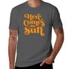Here Comes The Sun Tshirt Active Sports Short Sleeve Cotton Shirt