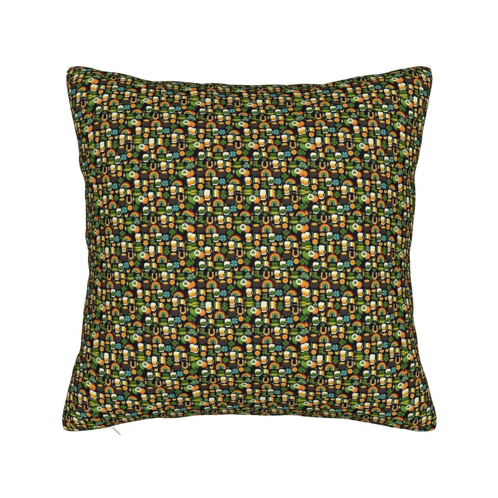 St Patricks Day (4) Pillow Case Comfy Pillow Cover Cute Funny Pillowcases For Living Room Bed Chair