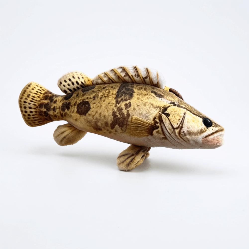 Realistic Fish Plush Toy Soft Fluffy Marine Animal Stuffed Doll Stuffed Fish Toy Gift for Girls