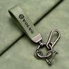 Metal/Leather Car Logo Key Chain Keyring Auto Interiors Accessories For Volvo V50 V90 S80 C40 XC40XC60 XC90 V40 V60 S60  V70 C30