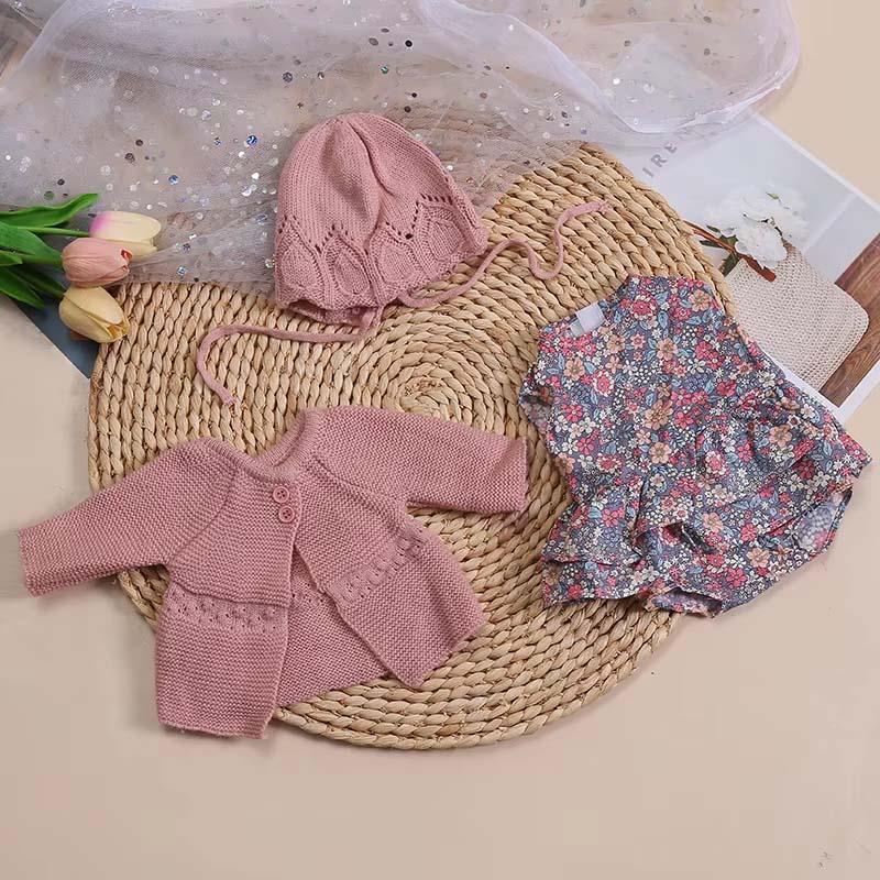 Haine pentru Păpuși Baby Reborn de 45cm Rochie Pulover Accesorii Haine Păpuși Baby Accesorii Modă pentru Îmbrăcat Păpuși Reborn
