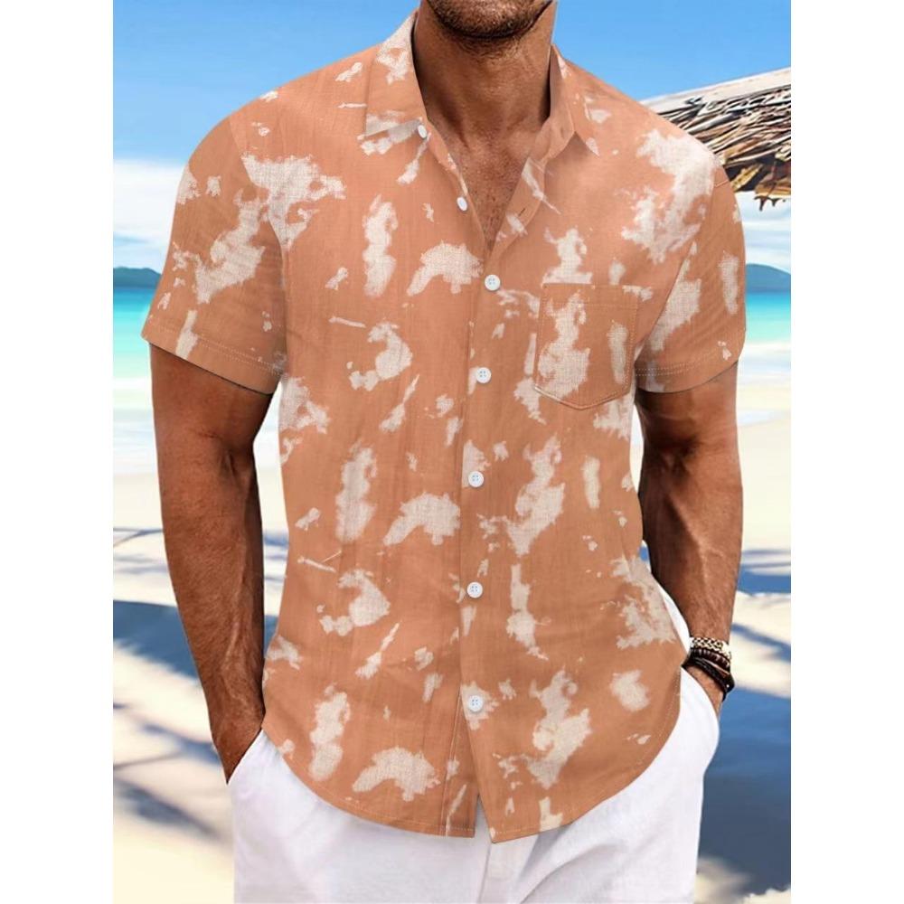 Summer Collar Short Sleeved Men's Casual Sports Shirt