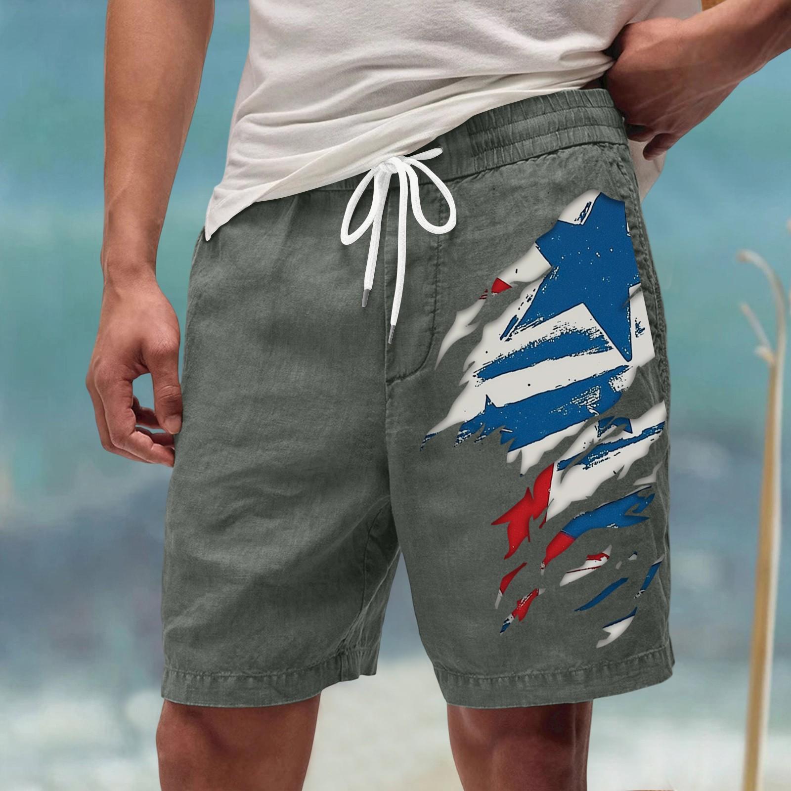 

Мужские летние большие повседневные свободные спортивные брюки пляжные шорты XXL