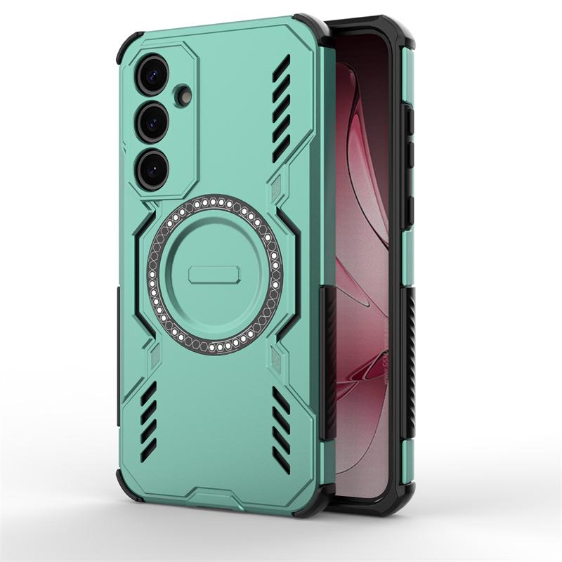 For Samsung Galaxy A35 Case For Samsung A35 Shockproof Anti-knock Magnetic Adsorption Wireless Charge Cover For Samsung A35 Case