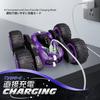 Tecnock RC Car for Kids, USB-C Direct Rechargeable Stunt Car, 360-Degree Rotation, Double-Sided Driving, RC Off-Road, USB Charging, 4WD Four-Wheel Dri