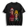 Weihnachts-Limitierte Lustige Beste Freundin Print Sweatshirt Herbst Winter Festival Locker Langarm Oberteil Reines Baumwoll-T-Shirt