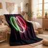 Italy Print Flannel Blanket Soft Warm Sofa Bed Throw Blanket For Home Office Bedroom