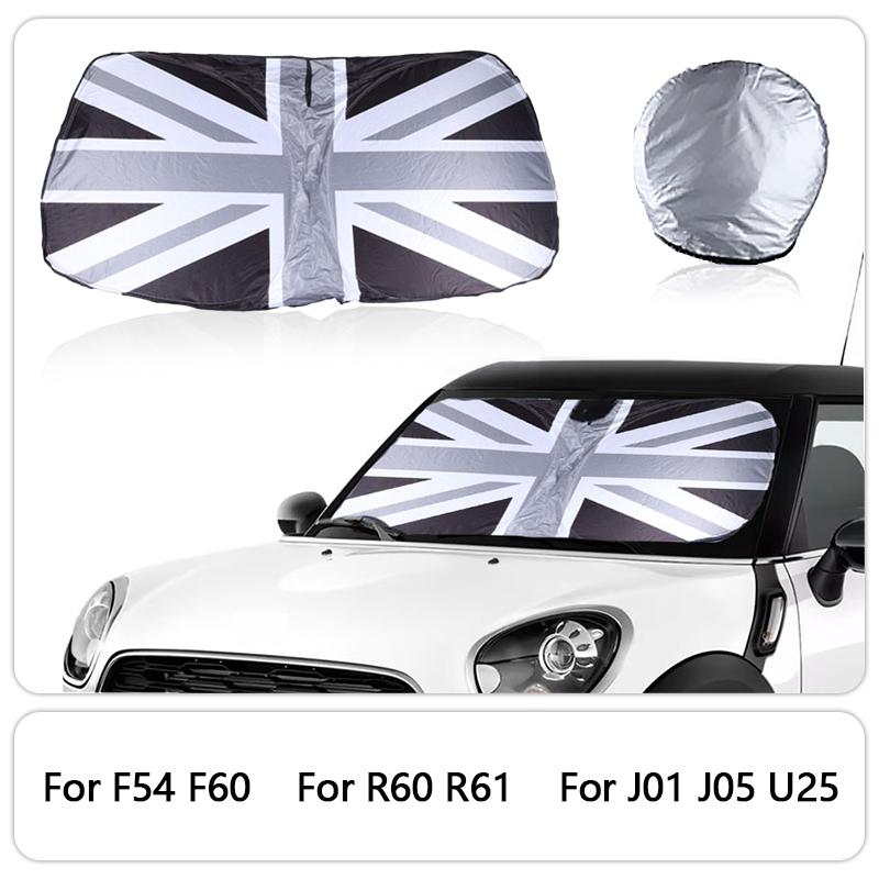 Car Front Window SunShade Cover Blocks UV Reflector For Mini Cooper One R50 R53 R56 R60 F55 F56 R58 R59 Windshield Sunshade