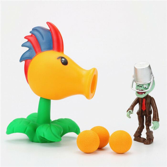 Figura De Peashooter De Plants Vs Zombies - Juguete Para Niños, Ideal Como Regalo De Cumpleaños