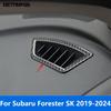 Front Air Condition AC Vent Outlet Cover Trim For Subaru Forester SK -2024 Carbon Fiber Interior Accessories Car Styling