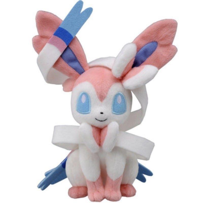 Sada plyšáků Pokemon Eevee Evolutions - Sylveon Sun Moon Original Vaporeon Flareon Leafeon