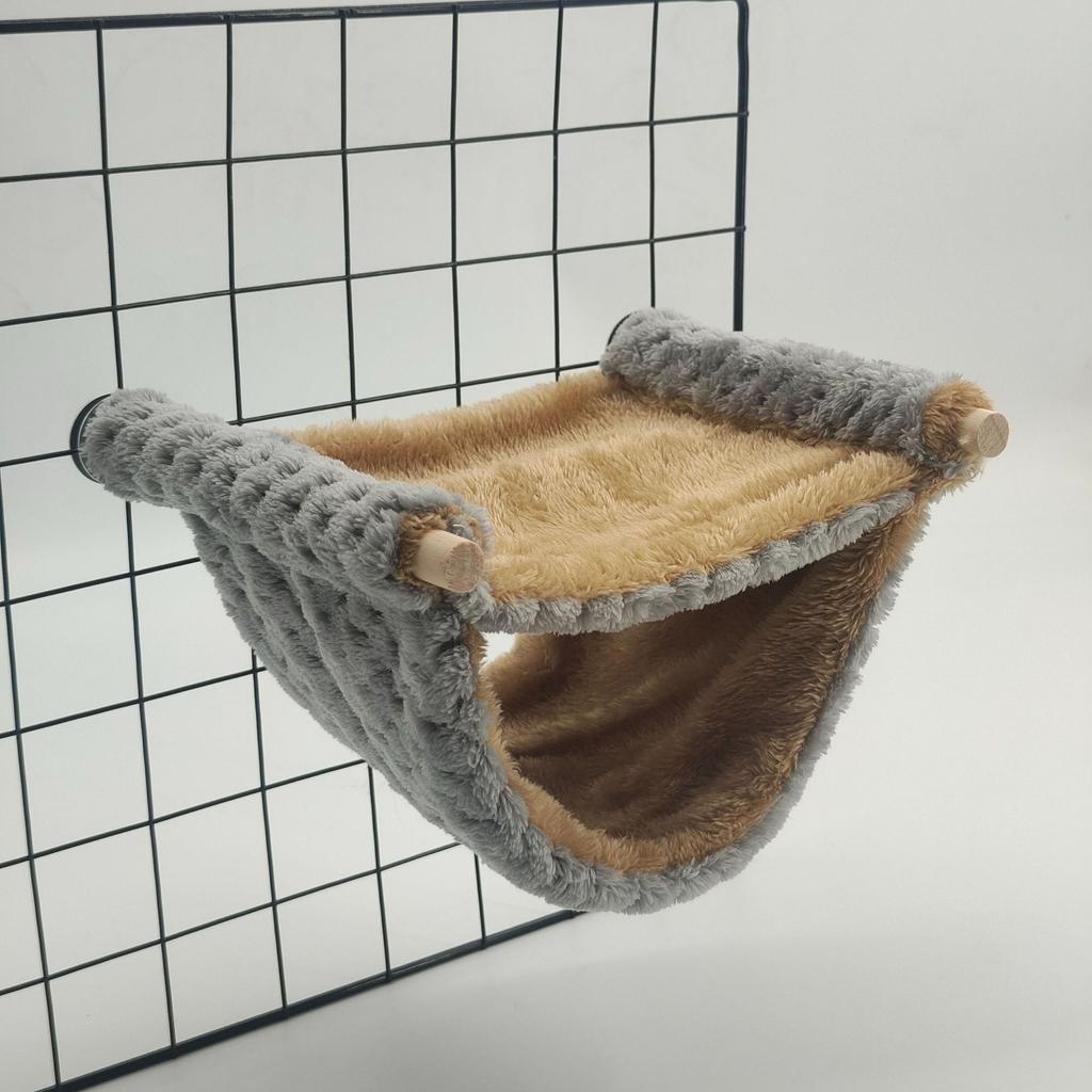 Warm Plush Hamster Hammock Small Pet Sleeping Bag Nest Pets Rat Squirrel Hanging Cage House Pet Accessories Supplies