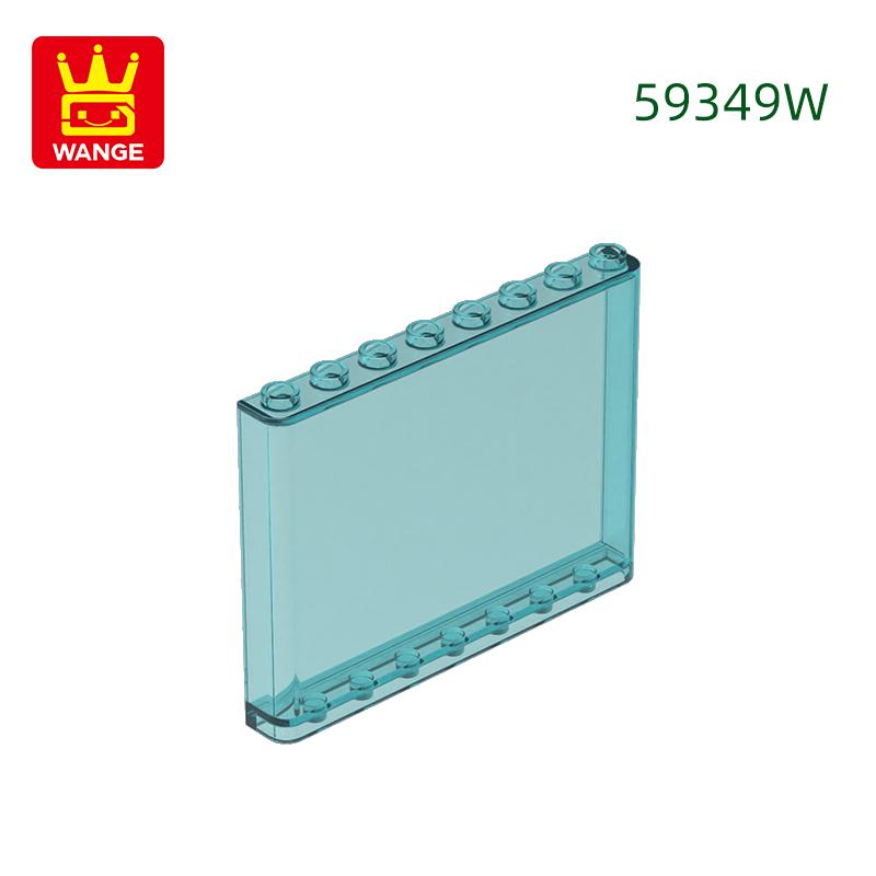 17Pcs/lot 59349 1x6x5 Houses Wall Construction Blocks MOC Accessories Works With Featuring Bricks Children Playthings Present Bo
