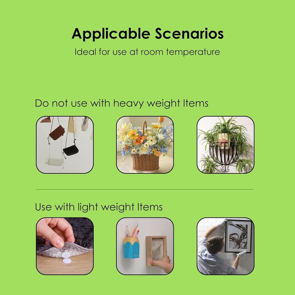 1000 Pcs | 500 Pairs | 0.59inch Diameter | 100% Nylon | Hook and Loop Fastener Self Adhesive Strong Round Circle Sticky Sticker Dots for Arts and