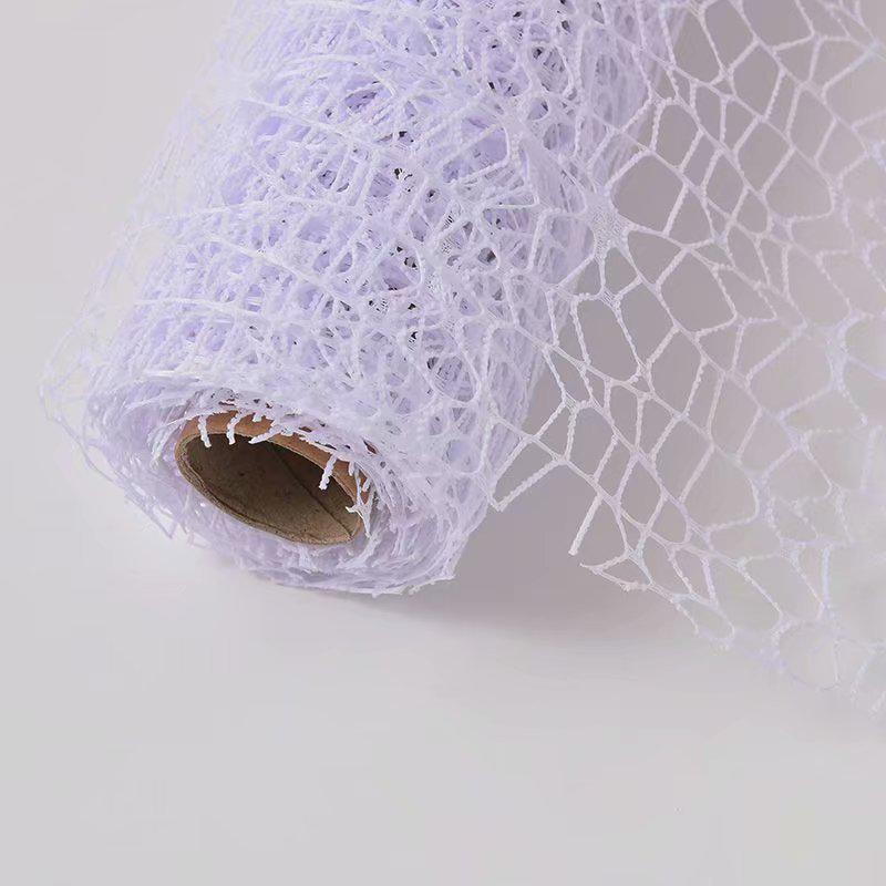 

Жаккардовая сетчатая бумага для упаковки цветов для букетов - дизайн с большими отверстиями Wild Goose