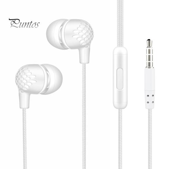 Running Headphone Wired Earphone Fevers Sound Quality HD-compatible Calling Wire Control 3.5mm Stereo Sports In-Ear Gaming Earbud for iPhone