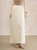 Elastic Waist Drape Slim Fit Midi Skirt - 2026 Spring/Summer Collection