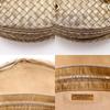 BOTTEGAVENETA Intrecciato Shoulder Bag Gold Calfskin Women Used