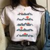 Forest Mountain Unisex T Shirt Fashion Summer T-shirts Lady Tshirts Tee Y2K Tops Harajuku White Casual FeUnisex T Shirt Girl