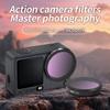 ND&CPL Filters Set For DJI Osmo Action6 UV ND8 ND16 ND32 CPL BLACK MIST 1/4 Macro Filters Neutral Density Camera Lens ND Filter