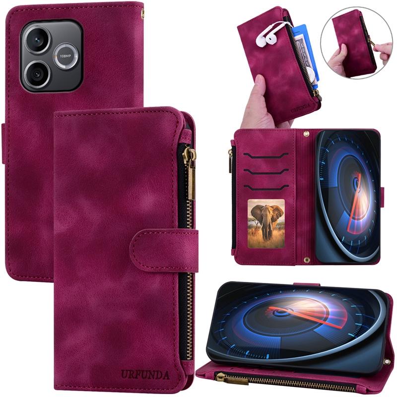 Per Honor 600 Lite Custodia Portafoglio Cerniera Flip Copertura in Pelle Per Honor 600 Lite Custodia Libro Copri Telefono Coque Fundas Honor600 Lite
