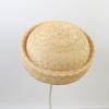 100% Natural Straw Round Berets Women's  Dyeing Black Coffee Sailor Hat Hand Woven Summer Beach Sun Hat Church Derby Party  Hat