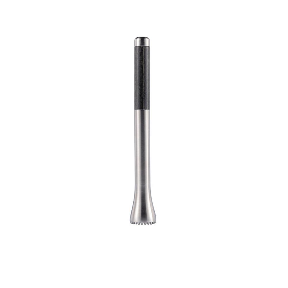 304 Stainless Steel Ice Crusher Anti-Slip Wood Handle Ice Crushing Hammer Lemon Squeezer Bar Tool
