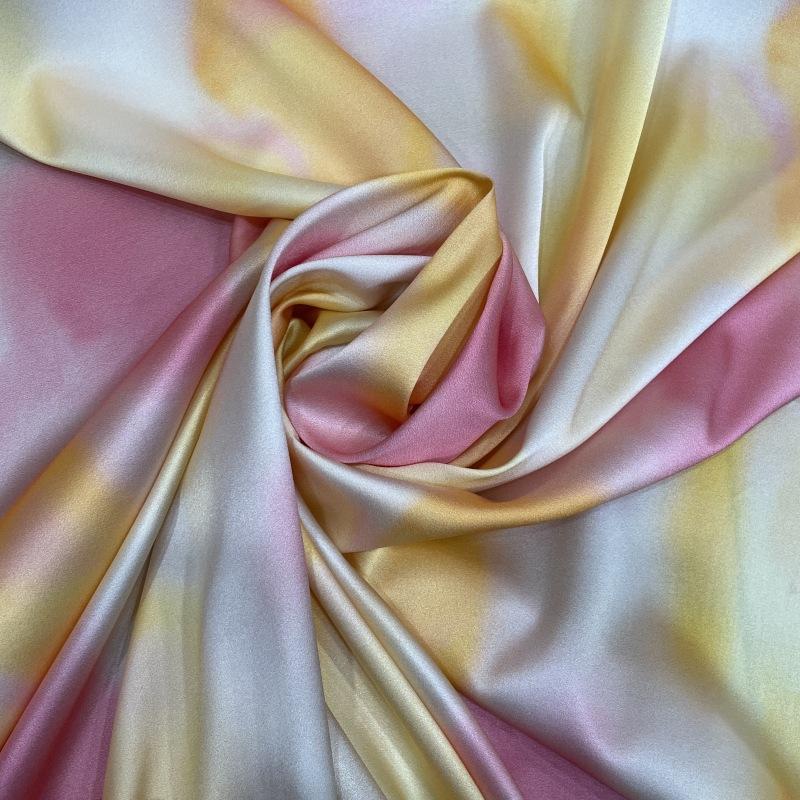 19mm 108cm Mulberry Clothing Material Party Dress Silk Fabric Printed Silk Fabric