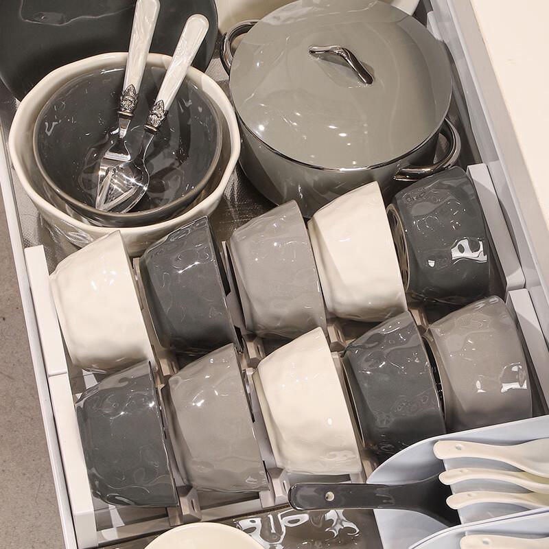 Wutuo Carlos Hand-pinched Texture 4.5-inch Rice Bowl Set