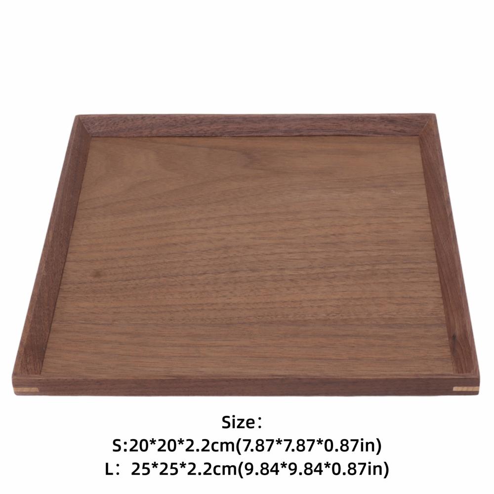 Black Walnut Wood Serving Tray Wooden Wooden Platter Tea Serving Wooden Serving Tray  Dining Room S