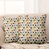1 pieces -2D flat printing Colorful Leaf Pattern Decorative Throw Pillow Covers Polyester pillowcase sofa decorative cushion cov
