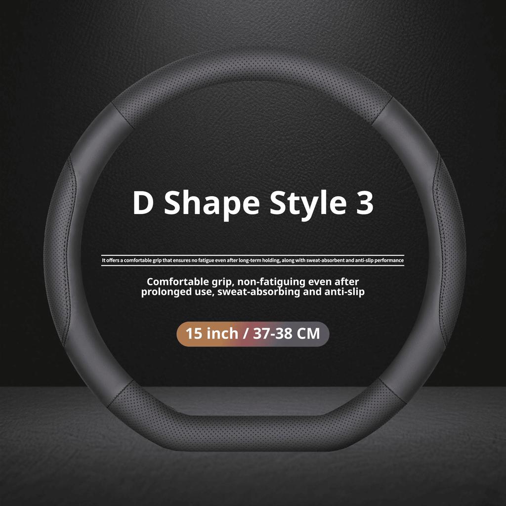 Sport Style Steering Cover For BYD Atto 3 Dolphin Seal Han Tang Seal U Dolphin Mini Shark 37‑38CM Premium Touch Car Accessories