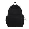 Lightweight Travel Backpack Women Large Capacity Backpack Solid Color Student Schoolbag
