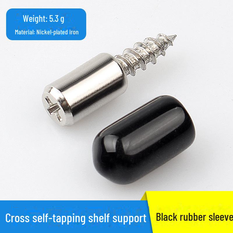 Chiodo di supporto autofilettante per partizioni e armadi per installazione senza foratura