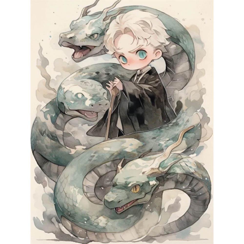 Harry Potter Cartoon Cute Diamond Painting Cross Stitch Kit 5D DIY Art Pattern Pictures Mosaic Embroidery Home Decor Gift