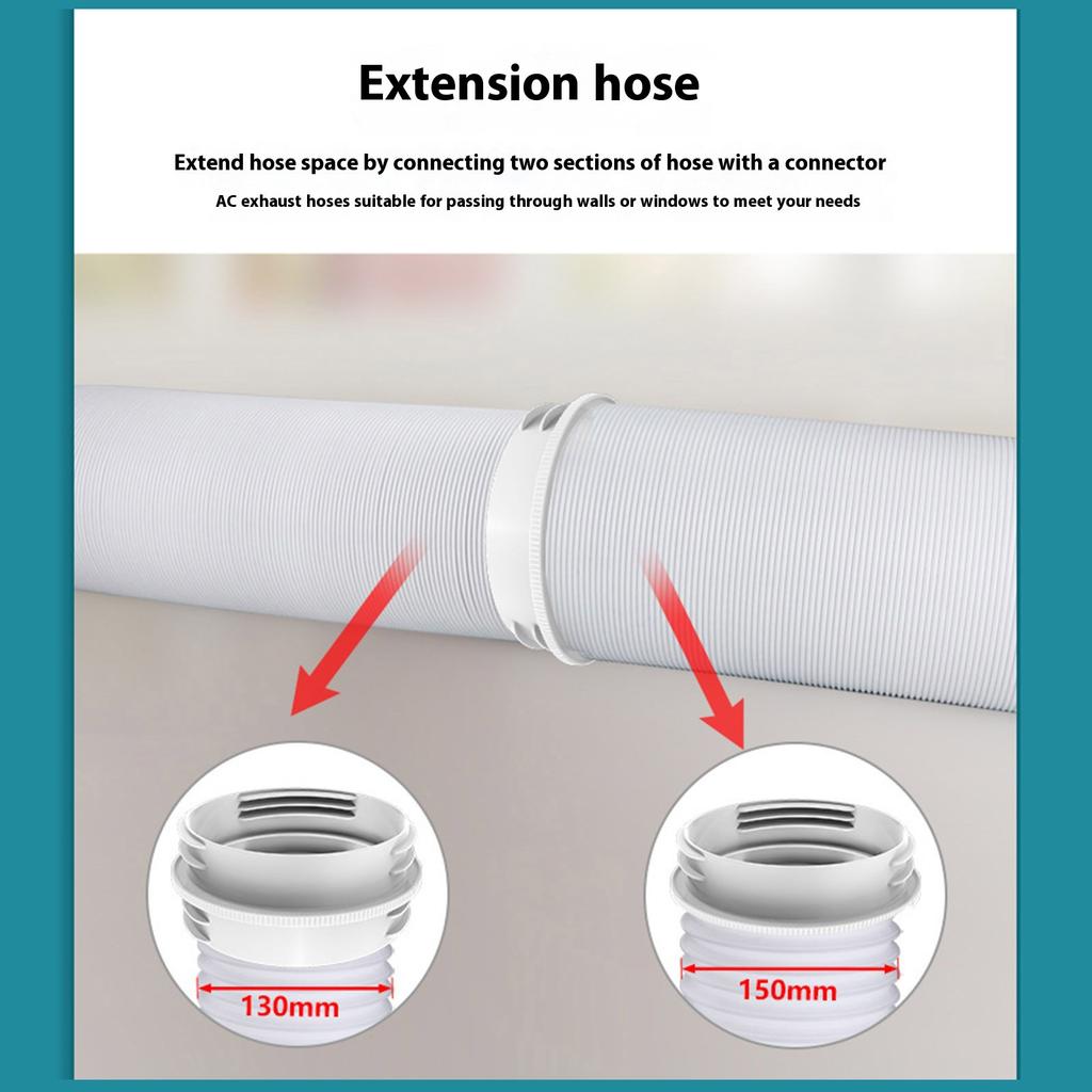 Air Conditioning Exhaust Hose Coupler Adapter Air Conditioning Exhaust Pipe Extension Adapter for Hose Connections