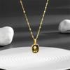 French Retro Mother-of-Pearl Rose Necklace - Exquisite Light Luxury Sweater Chain and Internet-Favorite Collarbone Pendant