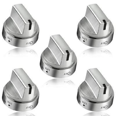 5Pcs/set WB03X24818 Stove Knob for AP5989029 PS11729081 JGBS66REK4SS Stove Accessories Cooktop Knobs Replacement