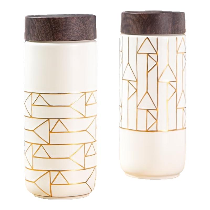 Gantangxuan Touch Stone into Gold Living Ceramic Travel Mug