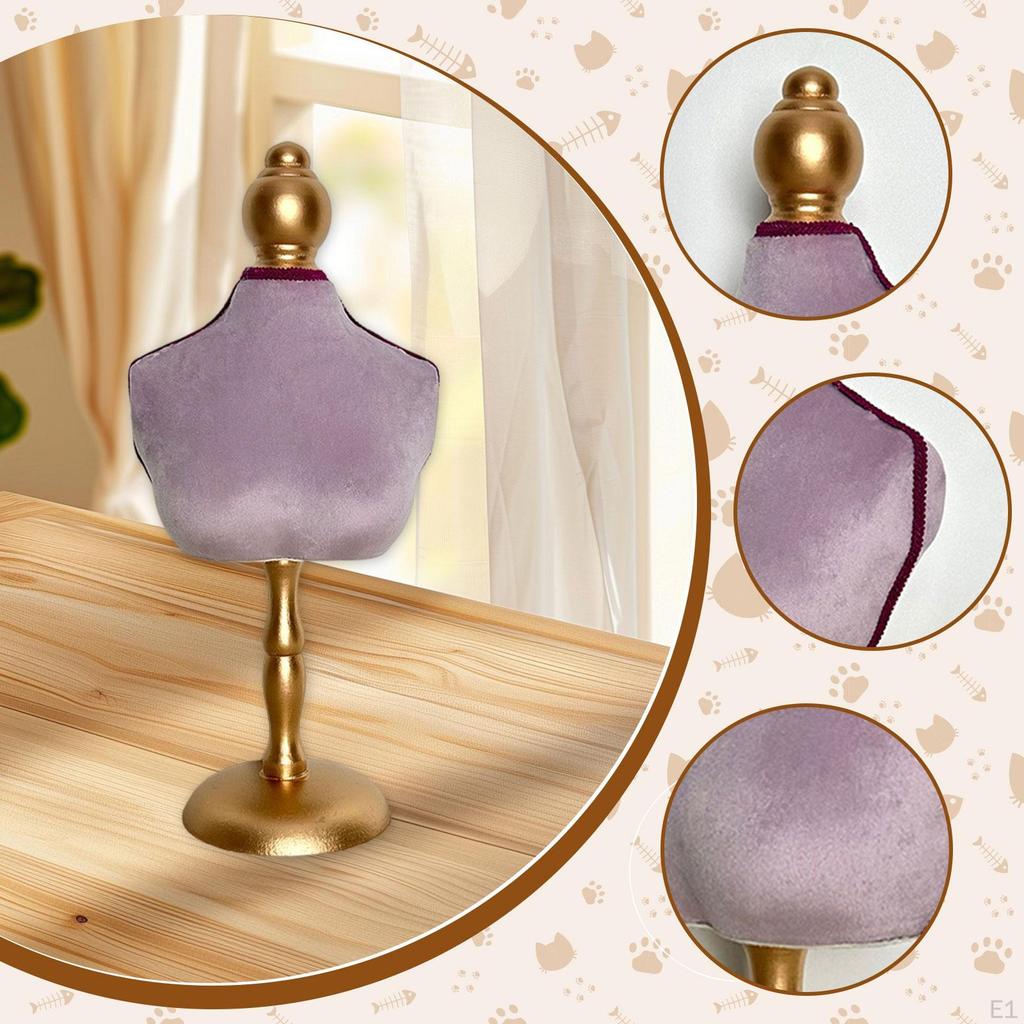 Büsten Halsketten Präsentationsständer Ketten Schmuckhalter Organizer Elegant für Schaufenster