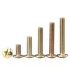 GUWANJI Carbon Steel Cross Recessed Flat Head Machine Screws